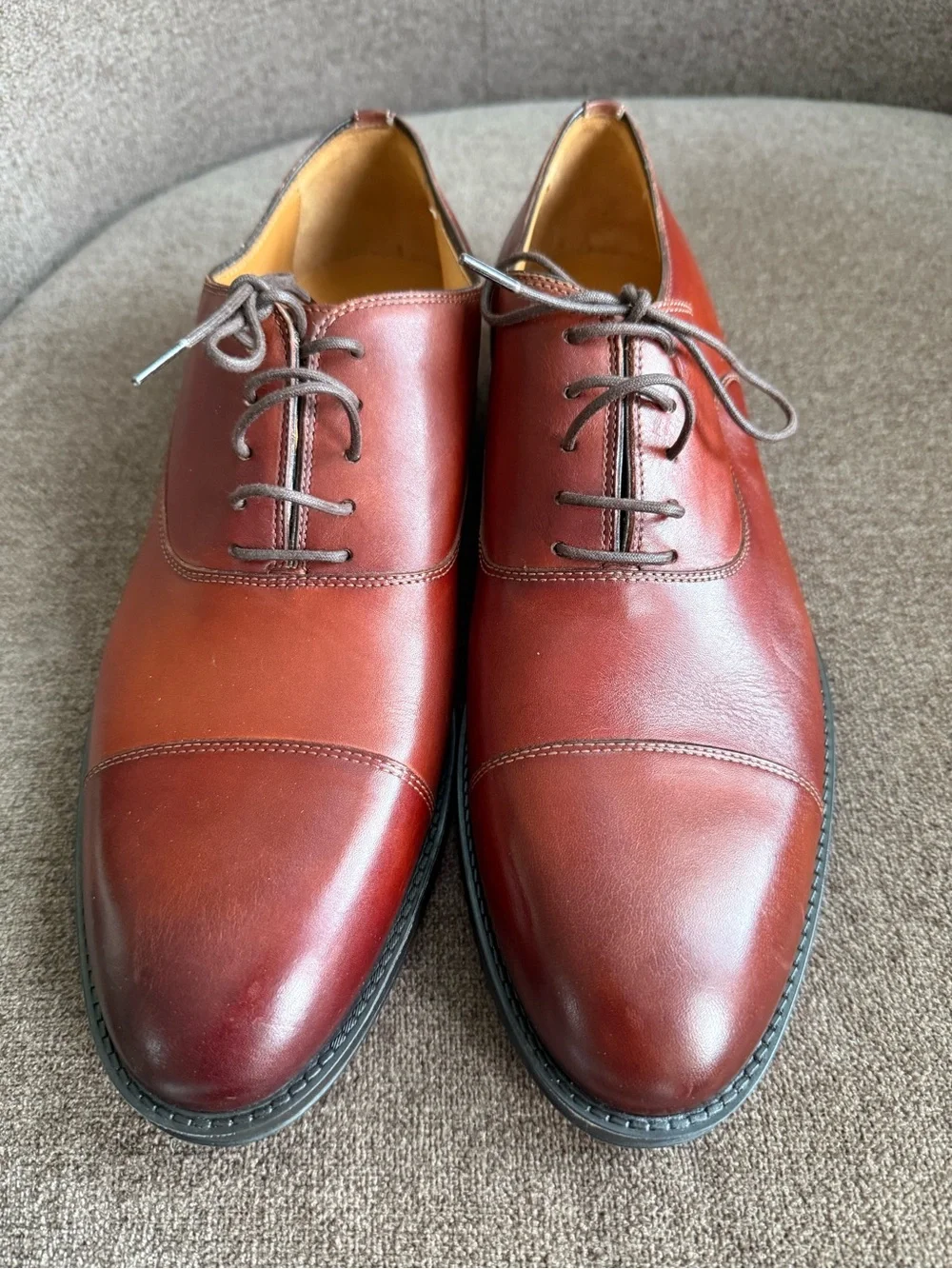 Magnanni Men's Brown Cap-Toe Oxford